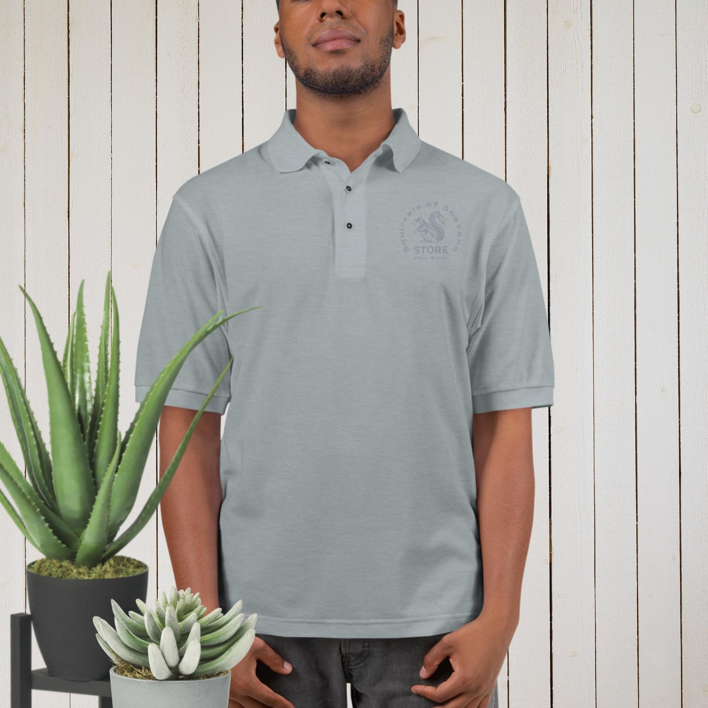 Squirrels of Shavano Men's Premium Polo
