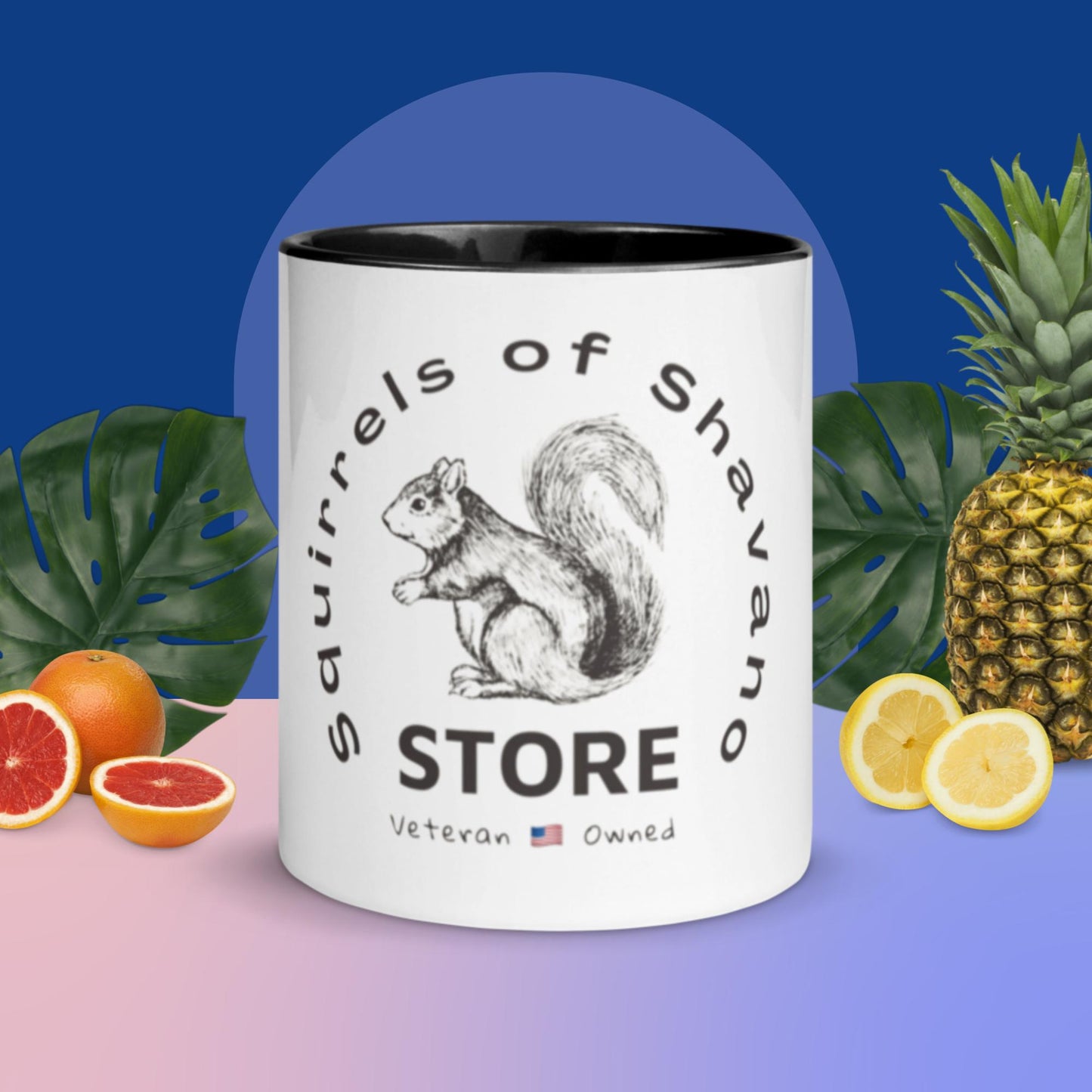 Squirrels of Shavano Mug with Color Inside