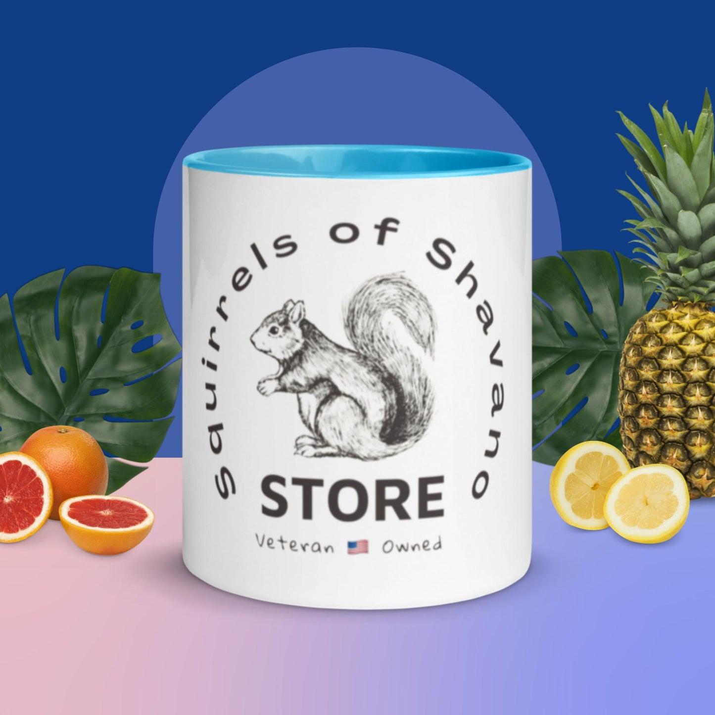 Squirrels of Shavano Mug with Color Inside