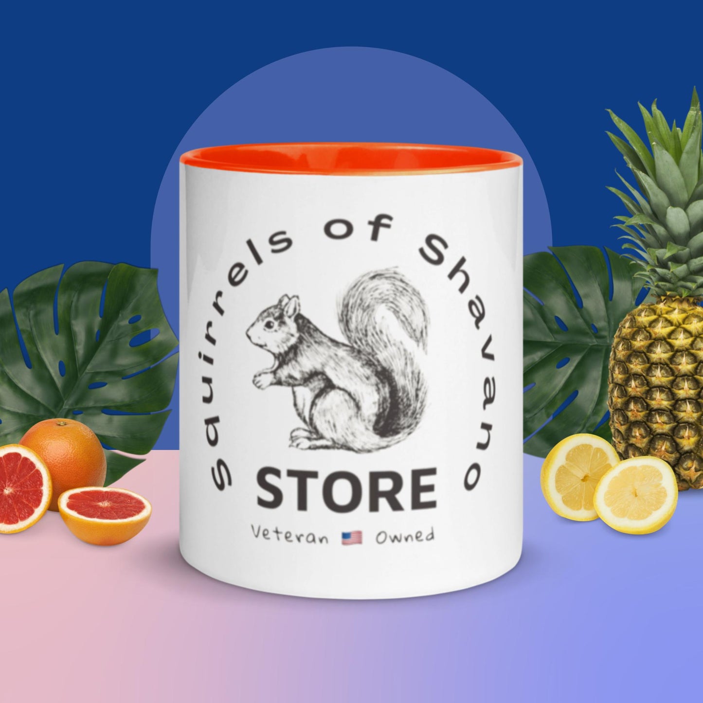 Squirrels of Shavano Mug with Color Inside