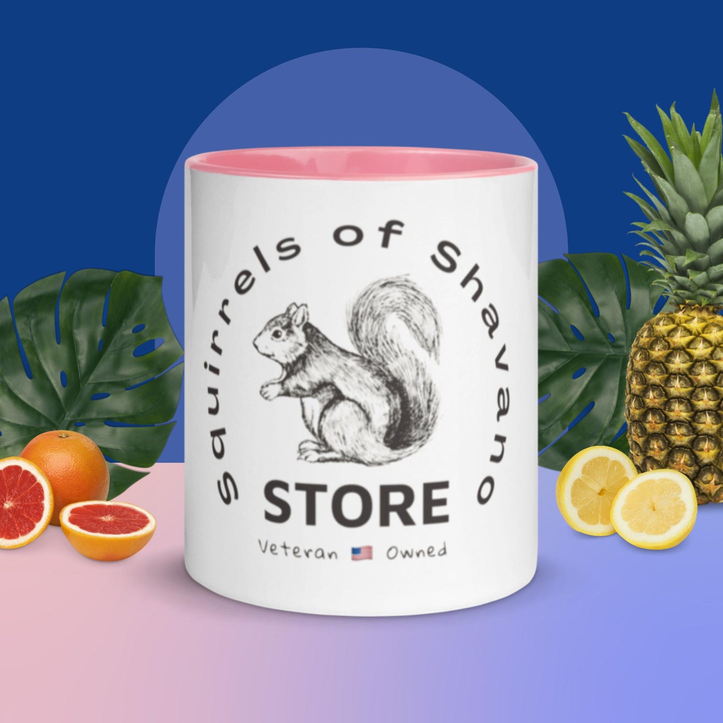 Squirrels of Shavano Mug with Color Inside