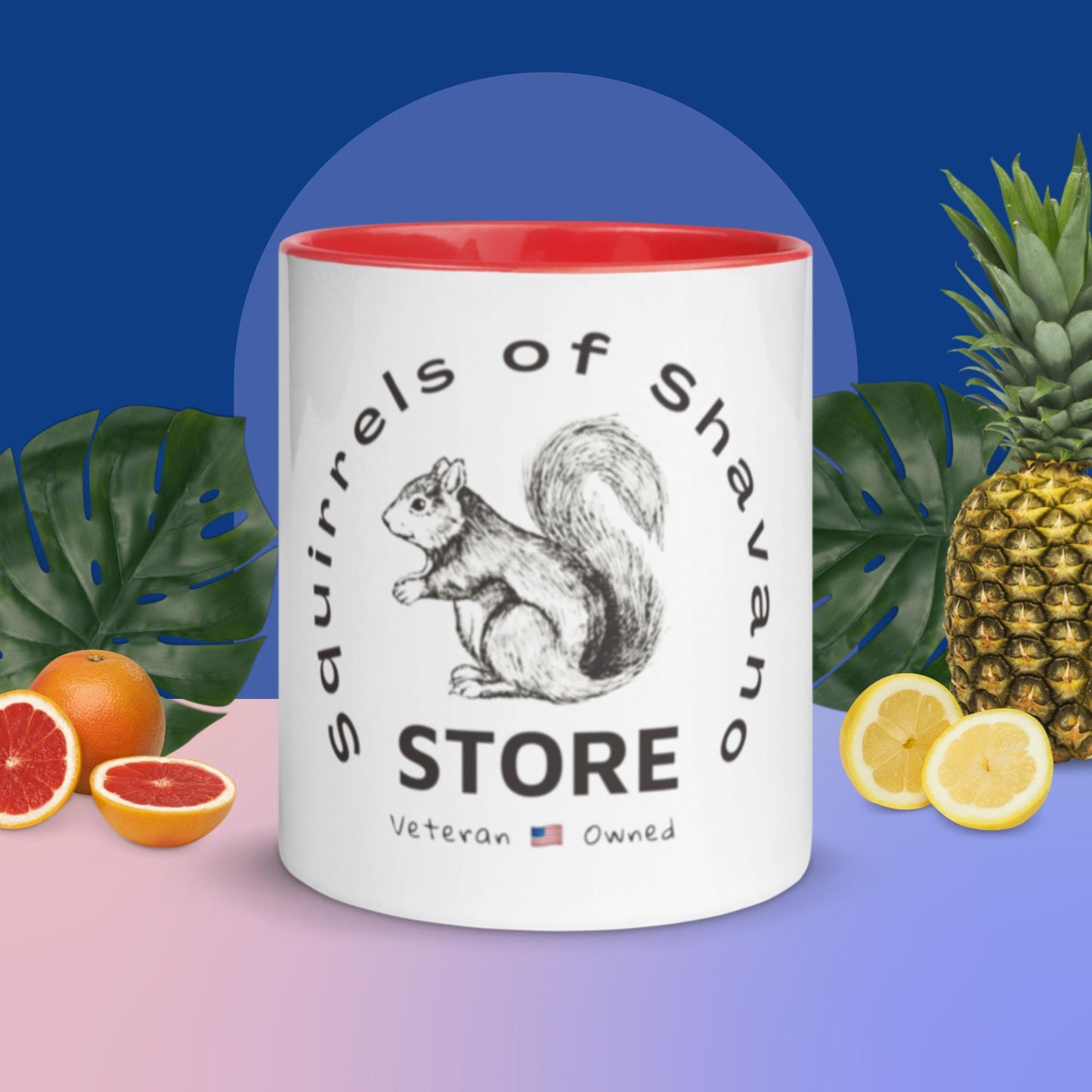 Squirrels of Shavano Mug with Color Inside