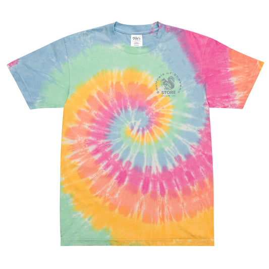 Squirrels of Shavano Oversized Tie-Dye T-Shirt