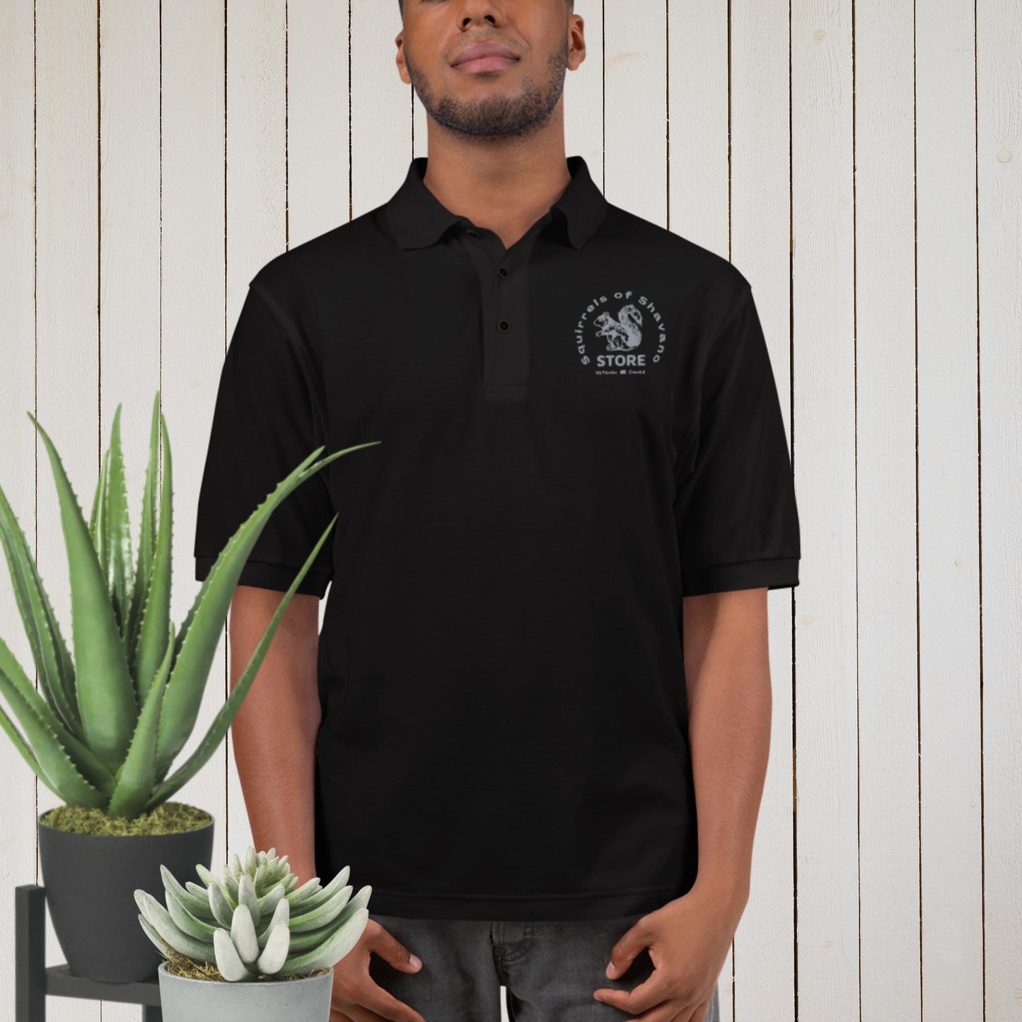 Squirrels of Shavano Men's Premium Polo