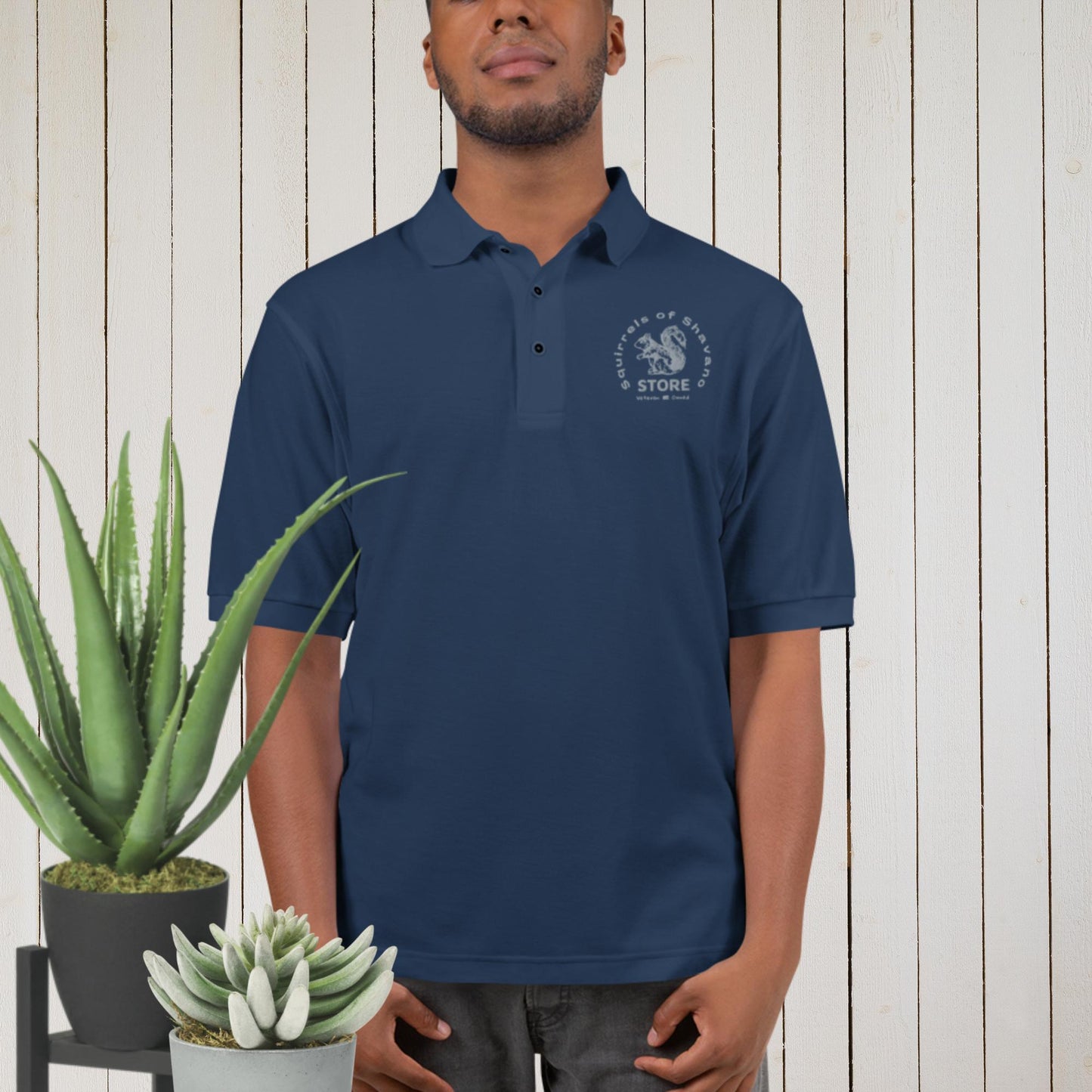 Squirrels of Shavano Men's Premium Polo