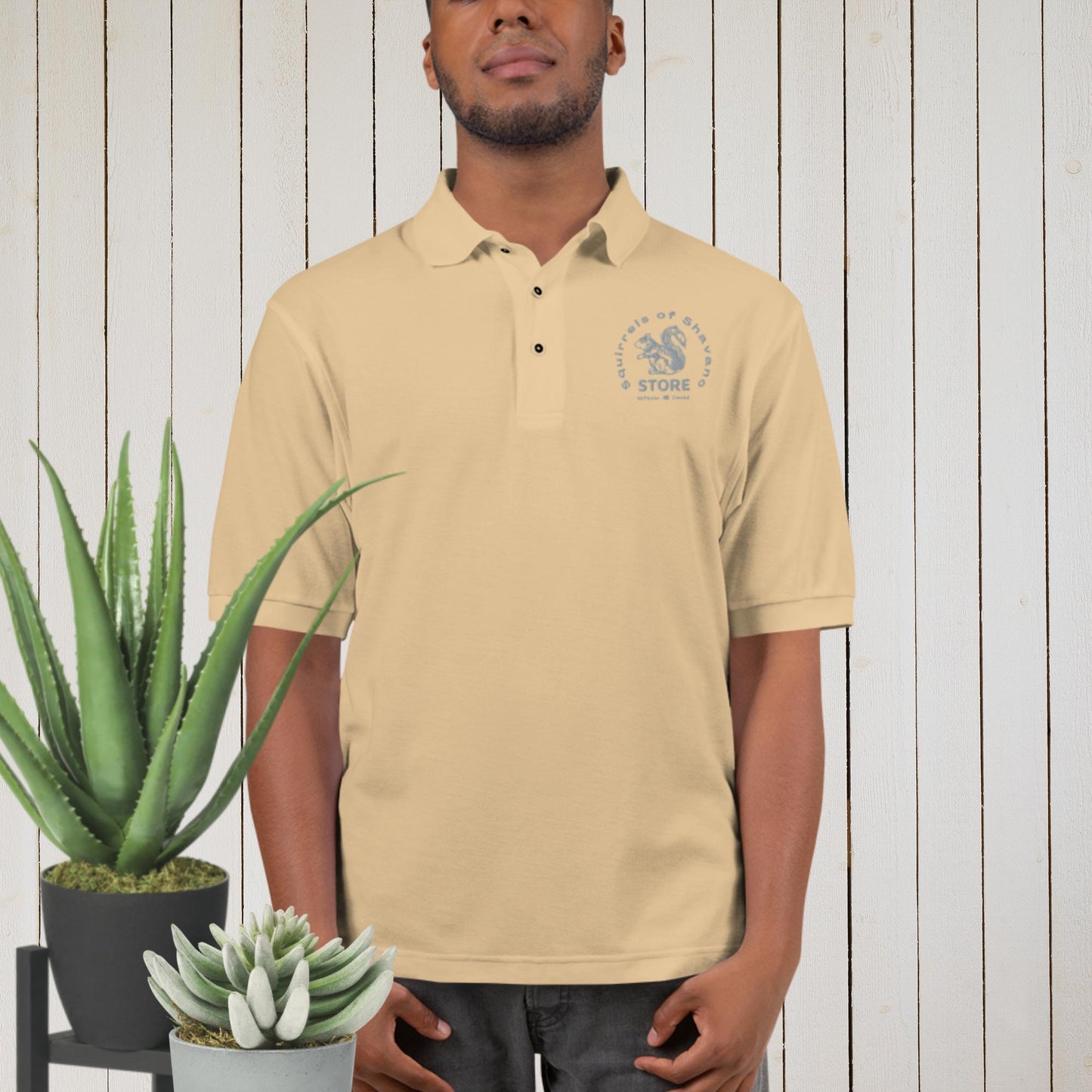 Squirrels of Shavano Men's Premium Polo