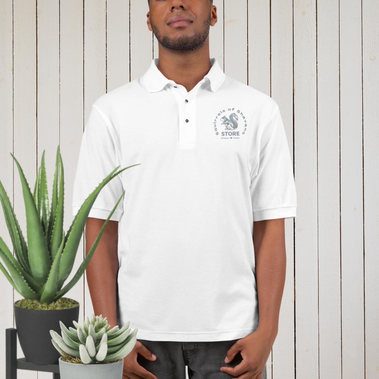 Squirrels of Shavano Men's Premium Polo