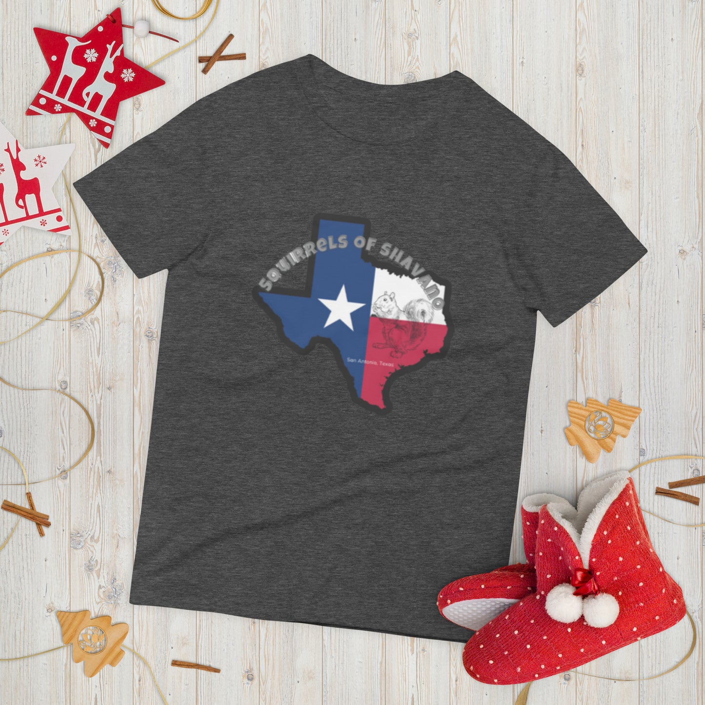 Squirrels of Shavano Short-Sleeve Texas T-Shirt