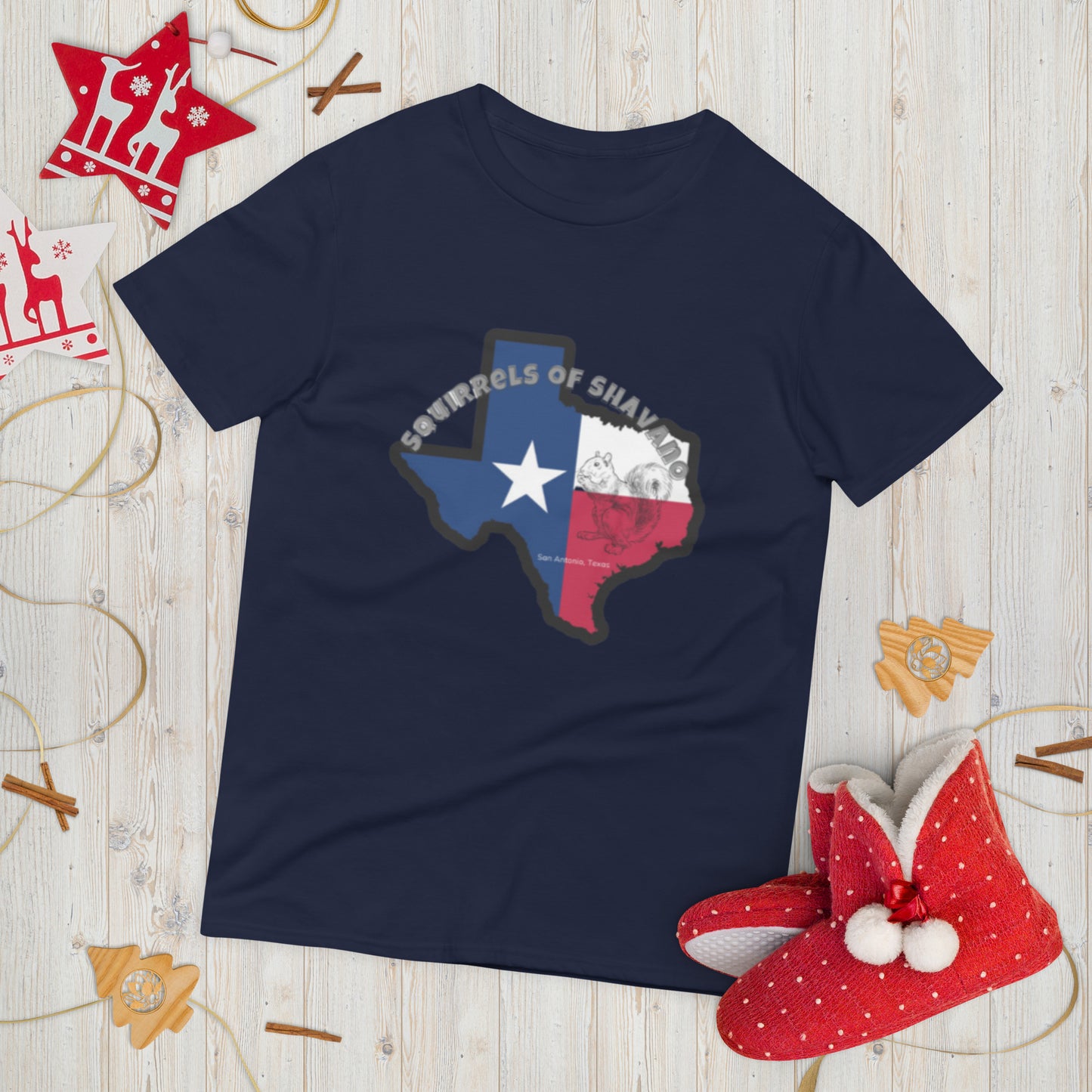 Squirrels of Shavano Short-Sleeve Texas T-Shirt