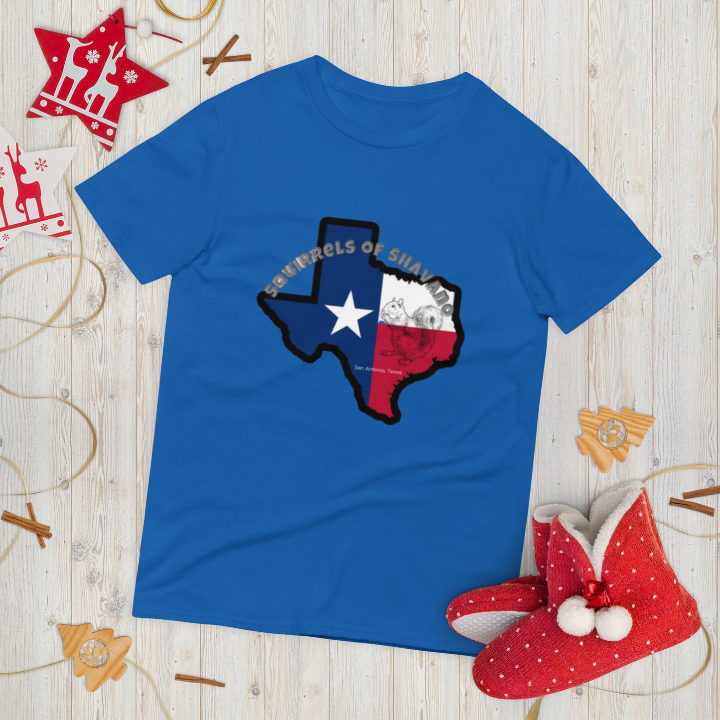 Squirrels of Shavano Short-Sleeve Texas T-Shirt