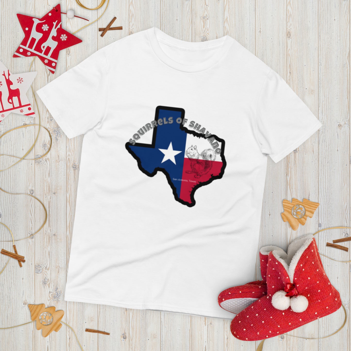 Squirrels of Shavano Short-Sleeve Texas T-Shirt