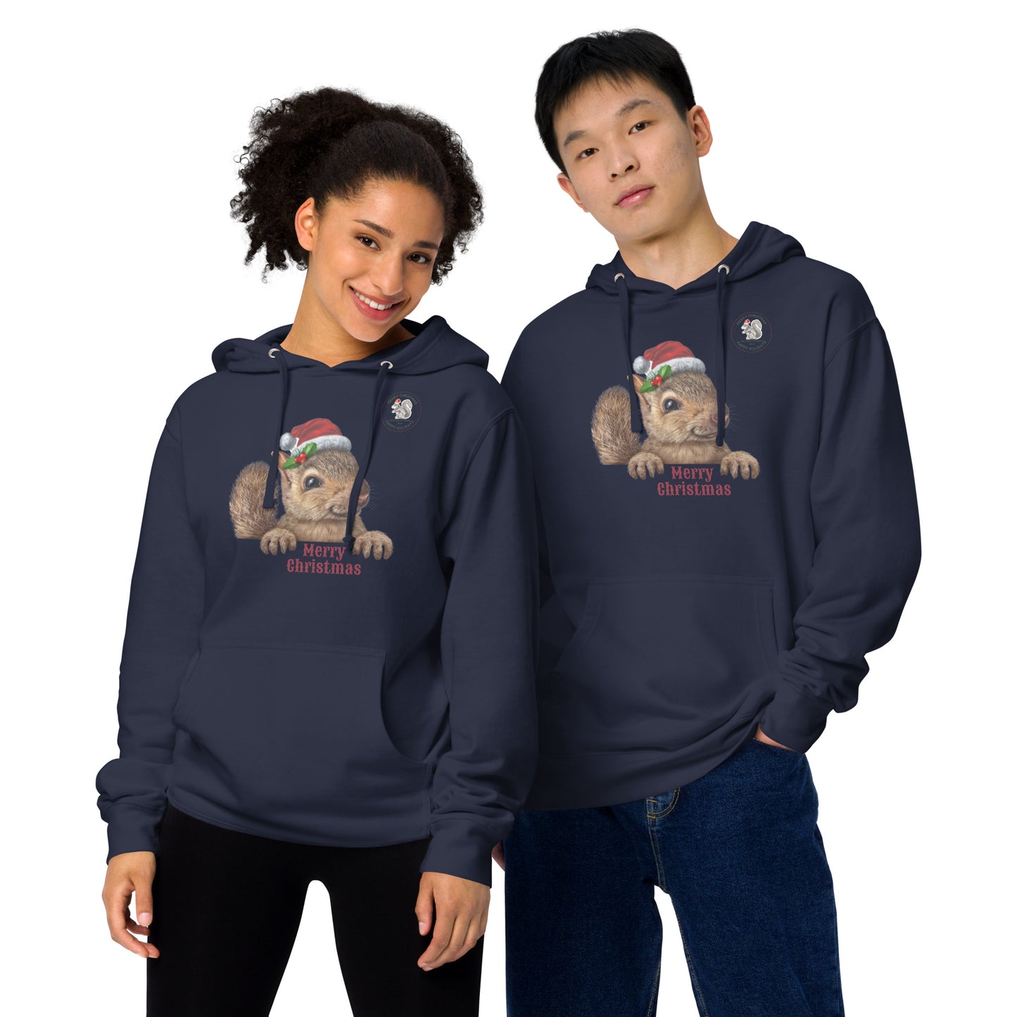 Squirrels of Shavano Holiday Unisex Midweight Hoodie