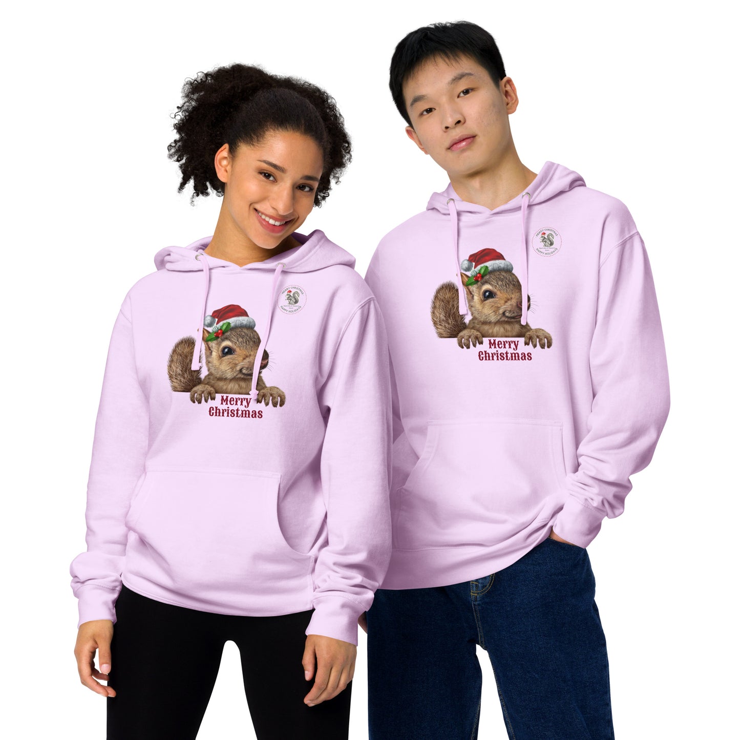 Squirrels of Shavano Holiday Unisex Midweight Hoodie