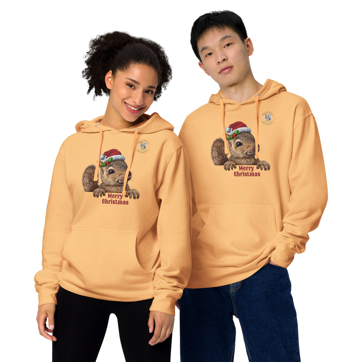 Squirrels of Shavano Holiday Unisex Midweight Hoodie