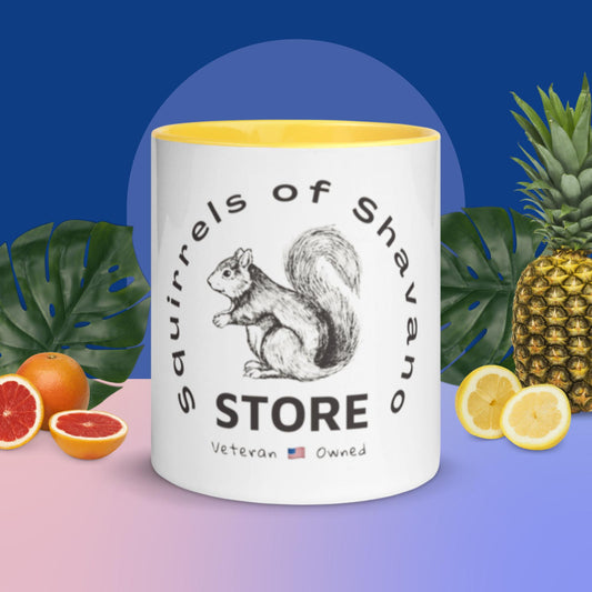 Squirrels of Shavano Mug with Color Inside