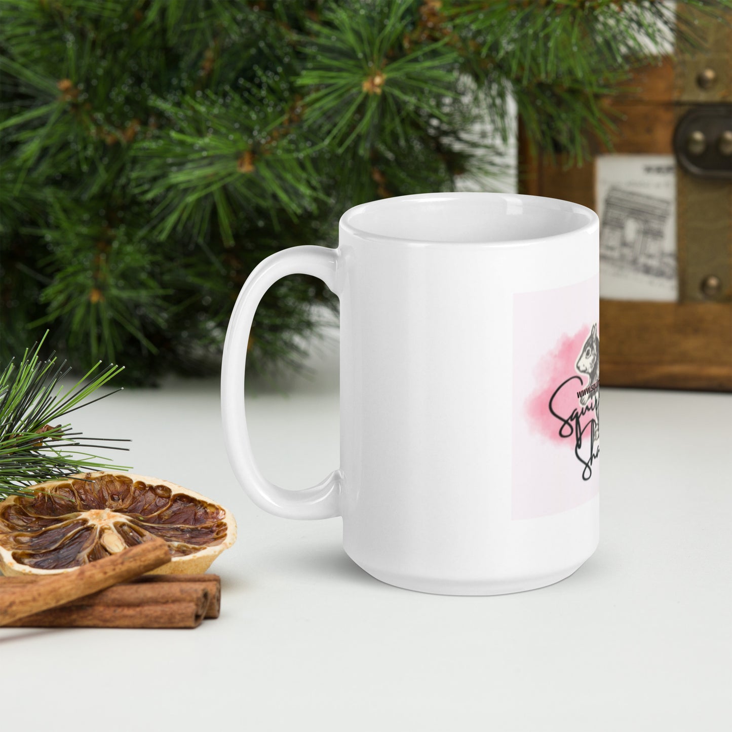 Squirrels of Shavano White Glossy Mug