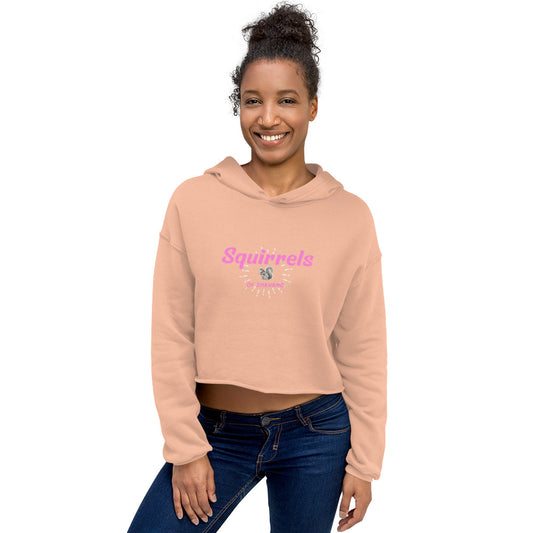 Squirrels of Shavano Crop Hoodie