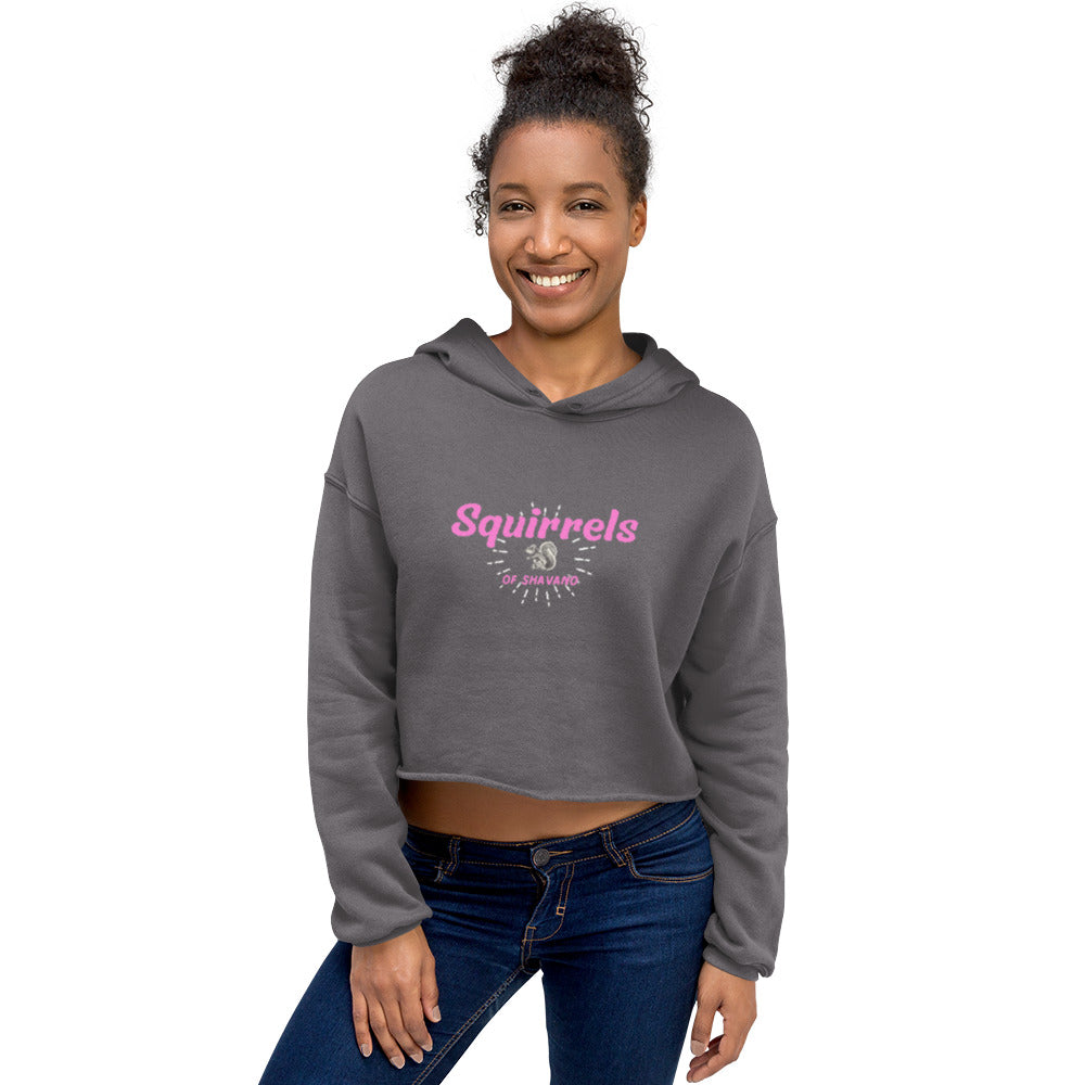 Squirrels of Shavano Crop Hoodie