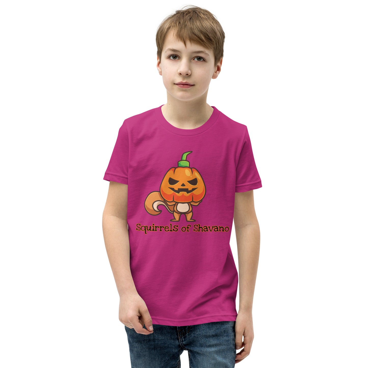 Squirrels of Shavano Halloween Youth Short Sleeve T-Shirt