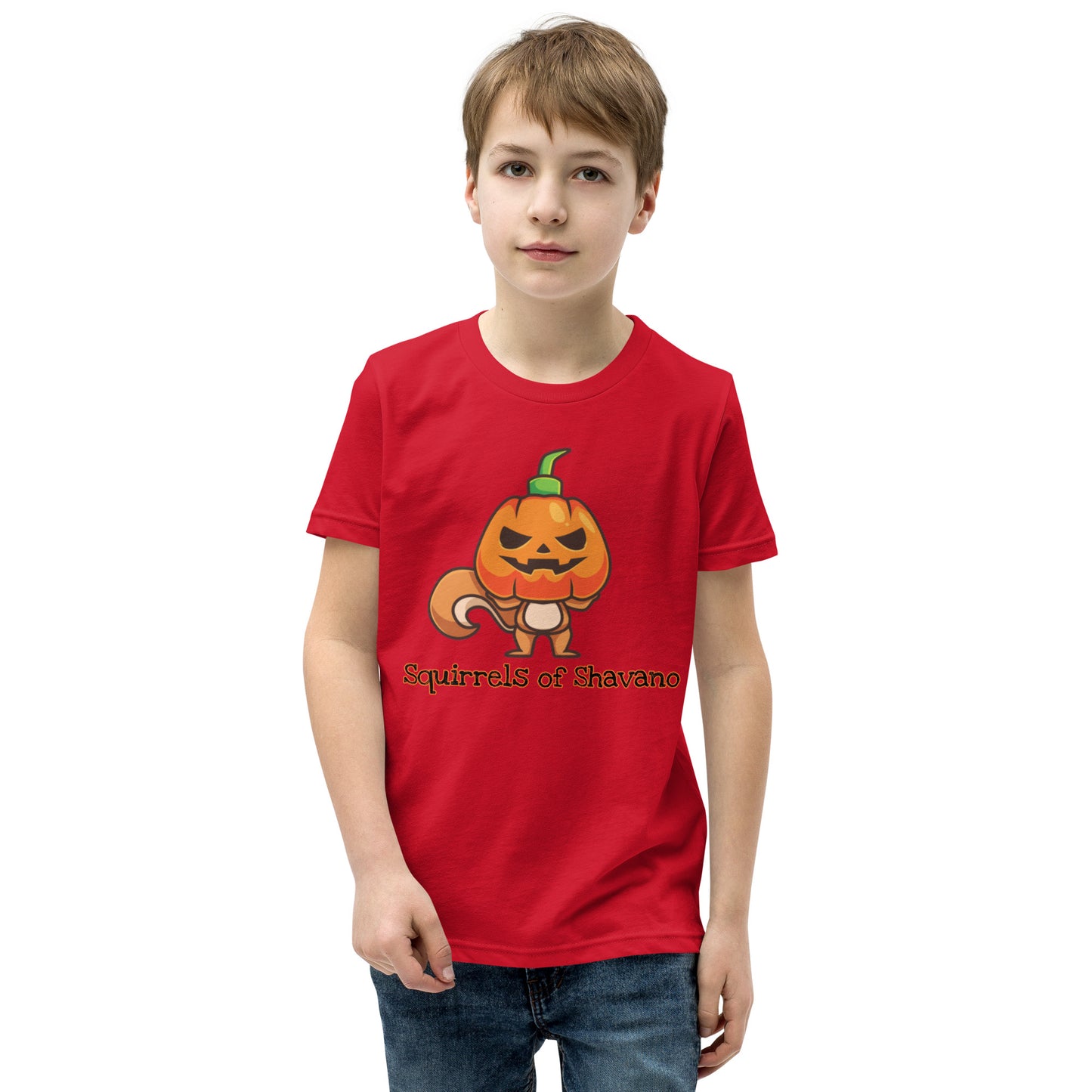 Squirrels of Shavano Halloween Youth Short Sleeve T-Shirt