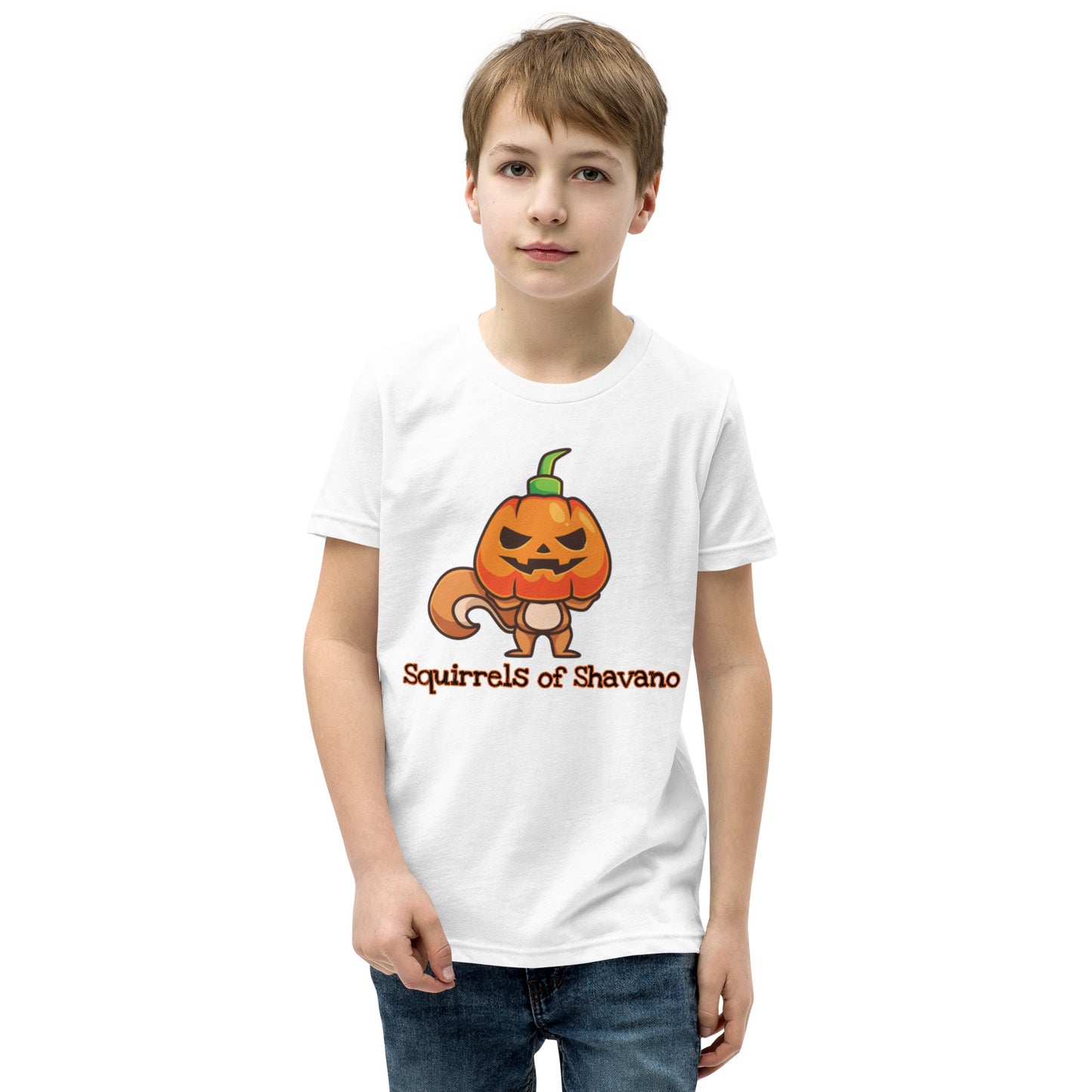 Squirrels of Shavano Halloween Youth Short Sleeve T-Shirt